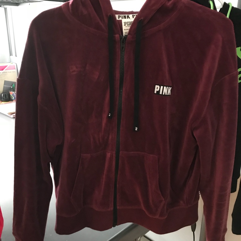 Victoria’s Secret velvet pink hoodie